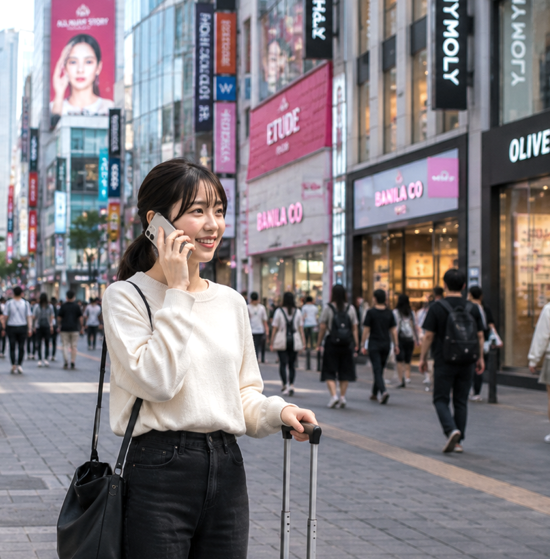 空港到着後すぐ使える韓国 eSIM のデータ通信